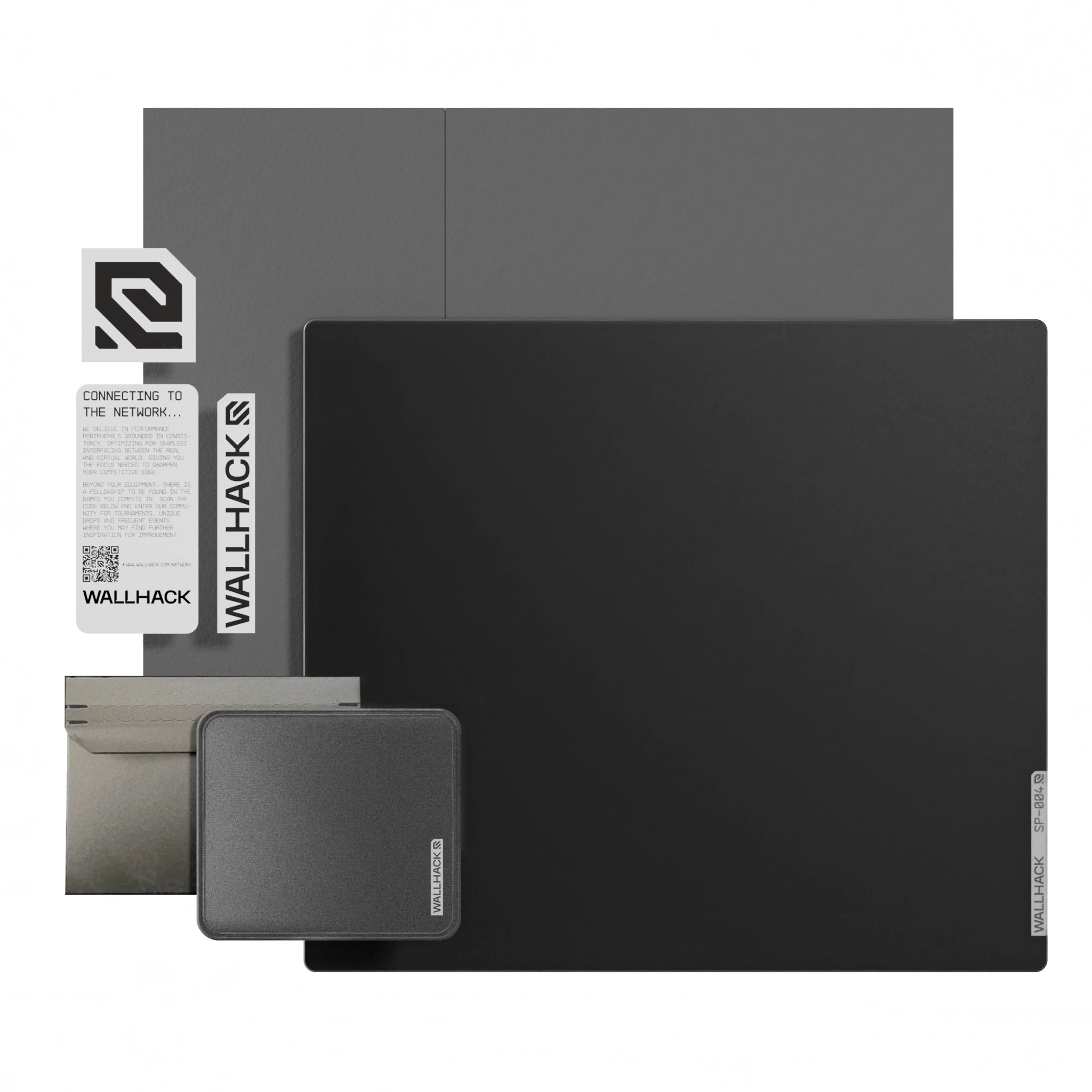 SP-004 Black Glass Gaming Mousepad | Wallhack