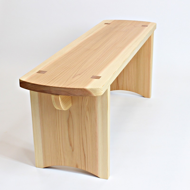 杉のベンチ | 京都 杉とひのきの無垢の家具【ワシタカ工藝】