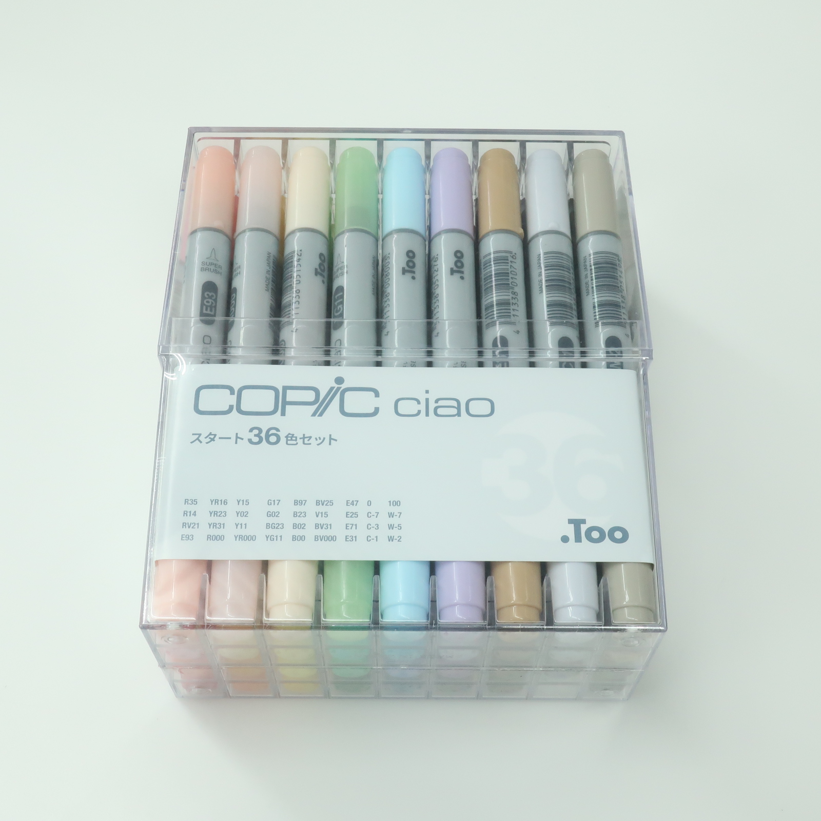 TOO コピックチャオ スタート36色セット｜文具のことなら渡敬文具館