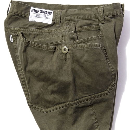 GRIP SWANY サルエルキャンプデニムパンツ GSPー34 Lサイズ 美品 GRIP