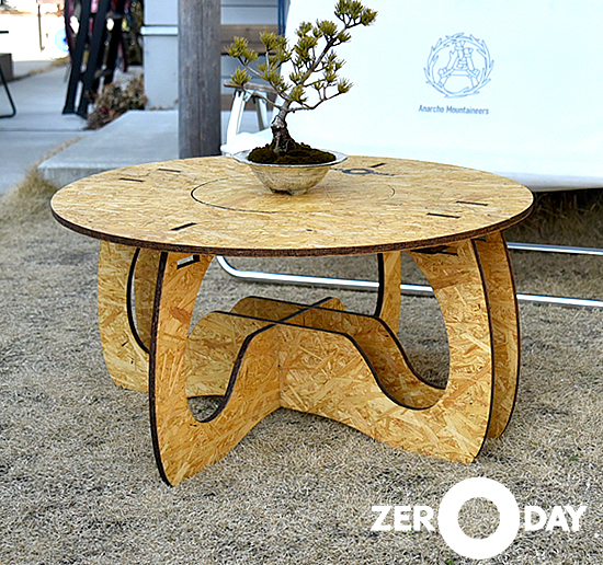 ZERO DAY ゼロデイ Donuts Table ドーナツテーブル ゼロデイ Donuts