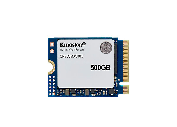 Kingston NV3 - SSD - 500 GB - PCIe 4.0 x4 (NVMe) - SNV3SM3/500G