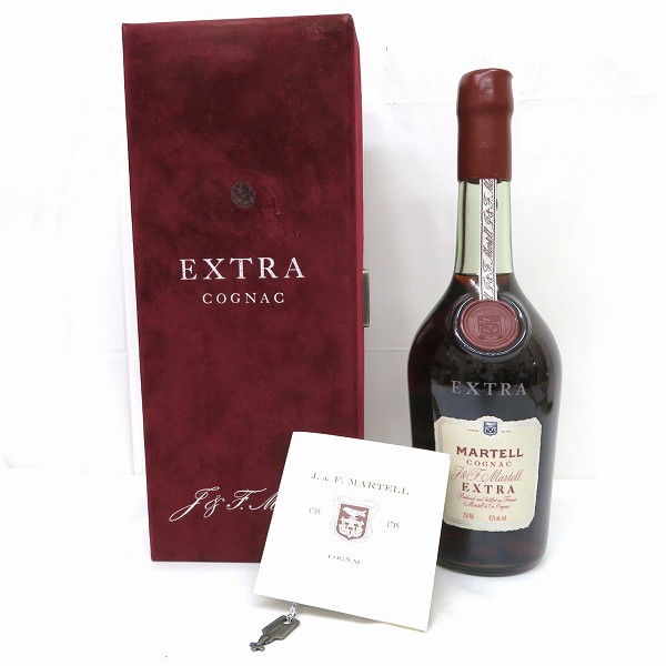 MARTELL EXTRA マーテル エクストラ 蝋キャップ コニャック ブランデー