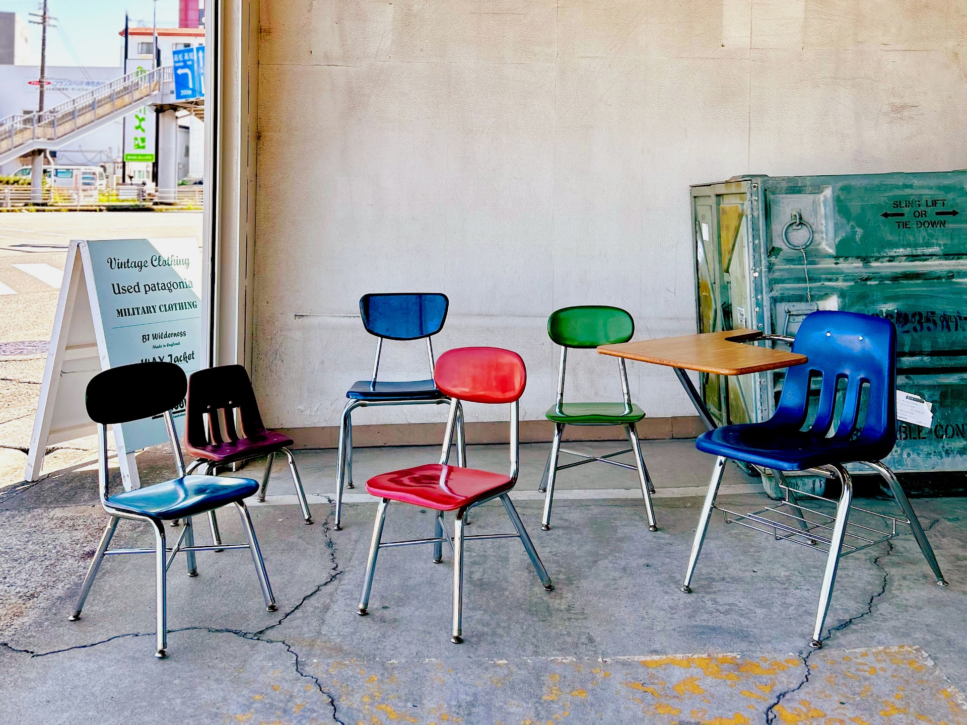 VIRCO ビンテージ スクールデスクチェア アメリカ made in usa