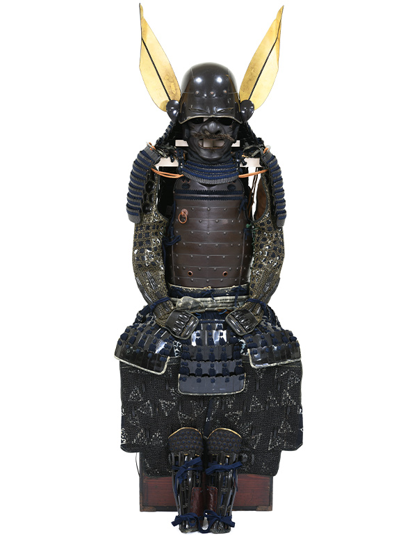 Yoroi［Tetsu-sabiji Nanban-yokohagi Okegawa-gomai-dou Gusoku