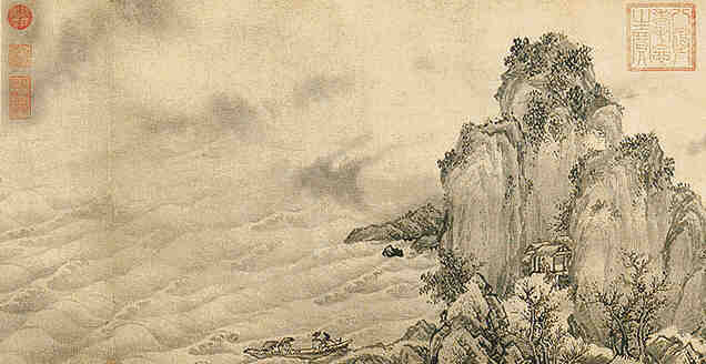 中国書道/華彤 作 「驚濤」（蘇東坡・赤壁懐古の詩より） 中国書道/華