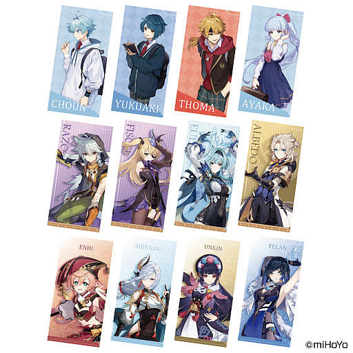 原神×GiGOキャンペーン」の第4弾を開催。重雲，行秋，トーマ，神里綾華