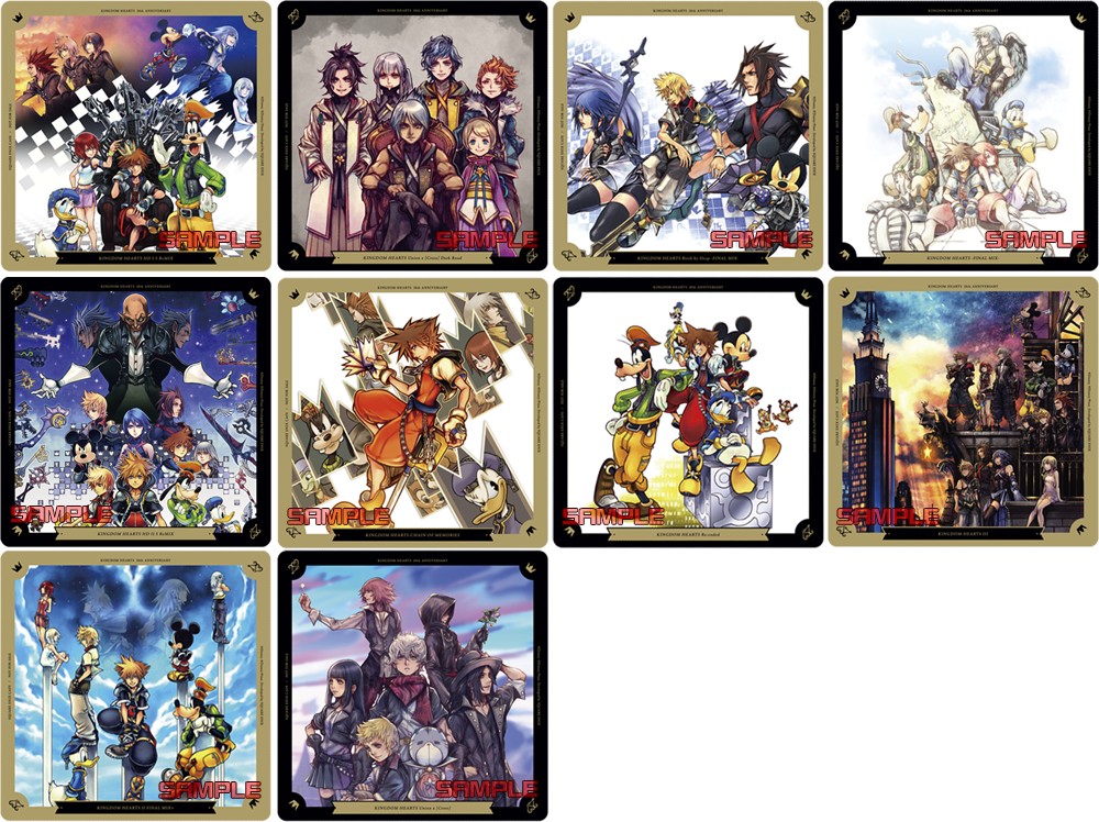 コラボカフェ キングダムハーツコラボコースター全19種類