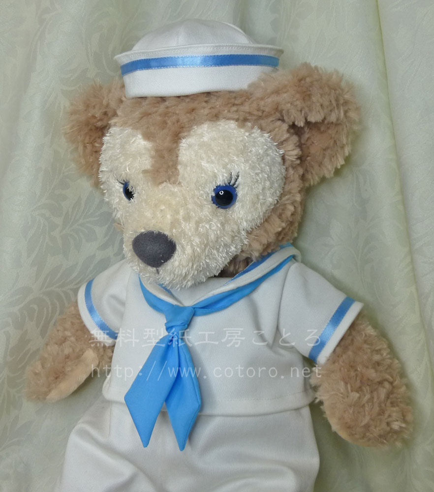 作り方☆「マリンコスチューム（セーラー服・水兵服）」Sサイズ