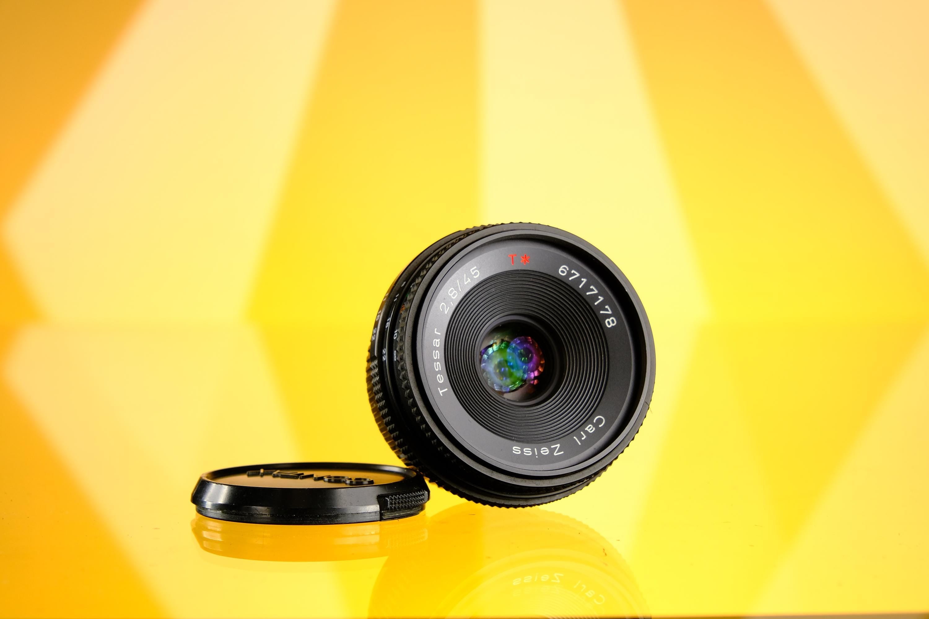 Zeiss 45mm f/2.8 Tessar Pancake Prime Lens - Contax Yashica C/Y