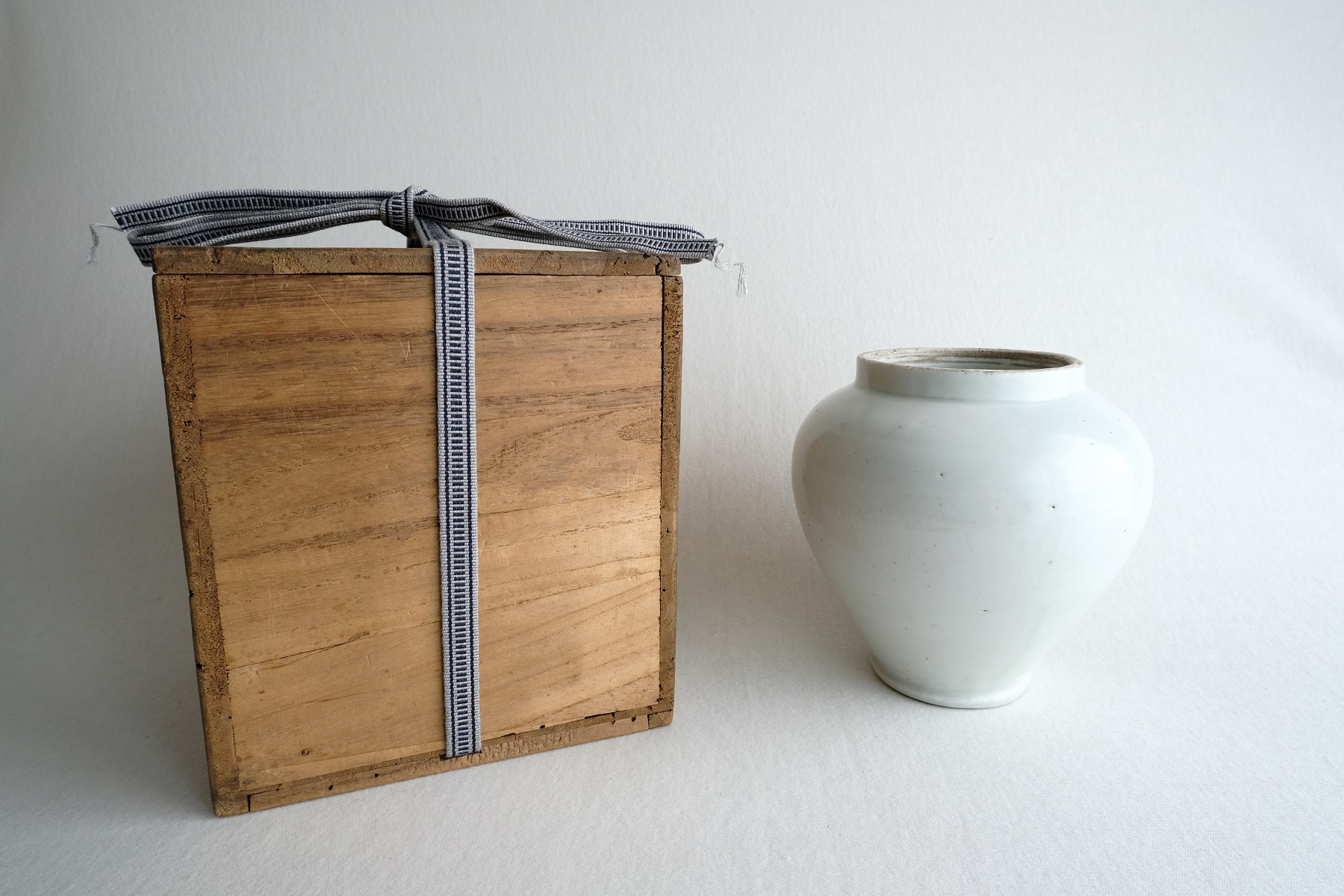 時代 古伊万里 白磁壷 蓋物 アンティーク 骨董 古道具 古民藝 時代 古