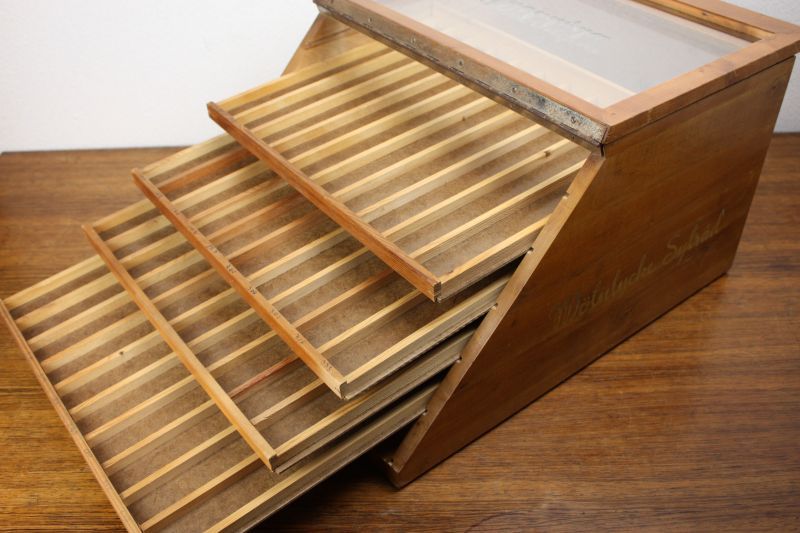 アンティーク/ソーイング molnlycke Sytradスプールキャビネット HS