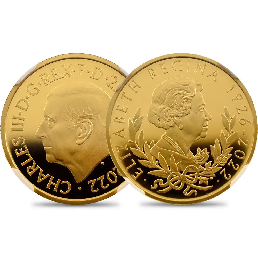 最高鑑定】2022年 エリザベス2世追悼記念 FR NGC PF70UC 逸品 最高鑑定