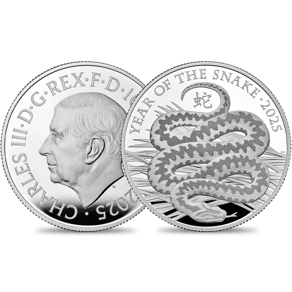 2025年蛇銀貨3枚 2025年蛇銀貨3枚 I 】各国 2025年 巳年蛇図 銀貨5種