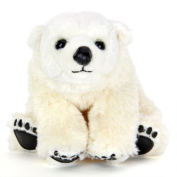 動物 生物 ぬいぐるみ リアルアニマルファミリー ホッキョクグマ 子