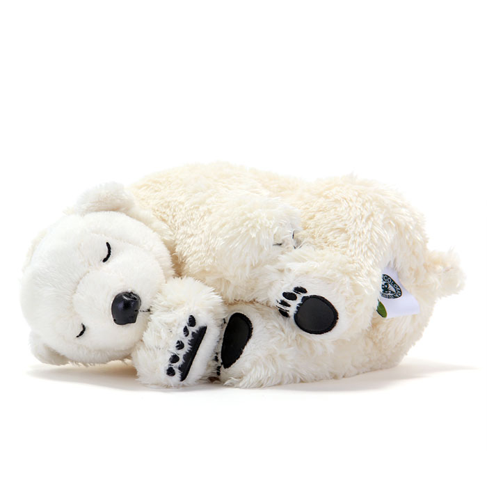 動物 生物 ぬいぐるみ おやすみシリーズ ホッキョクグマ スリーピング