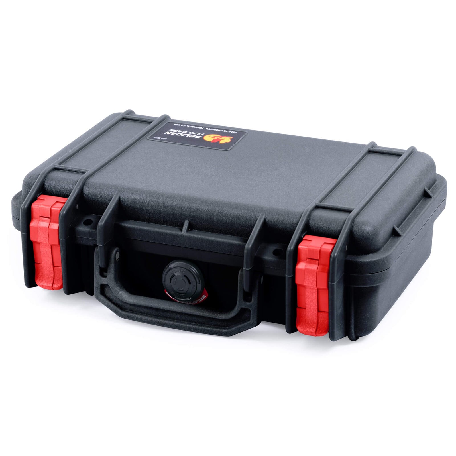 Pelican 1170 Case, Black with Red Latches - ColorCase