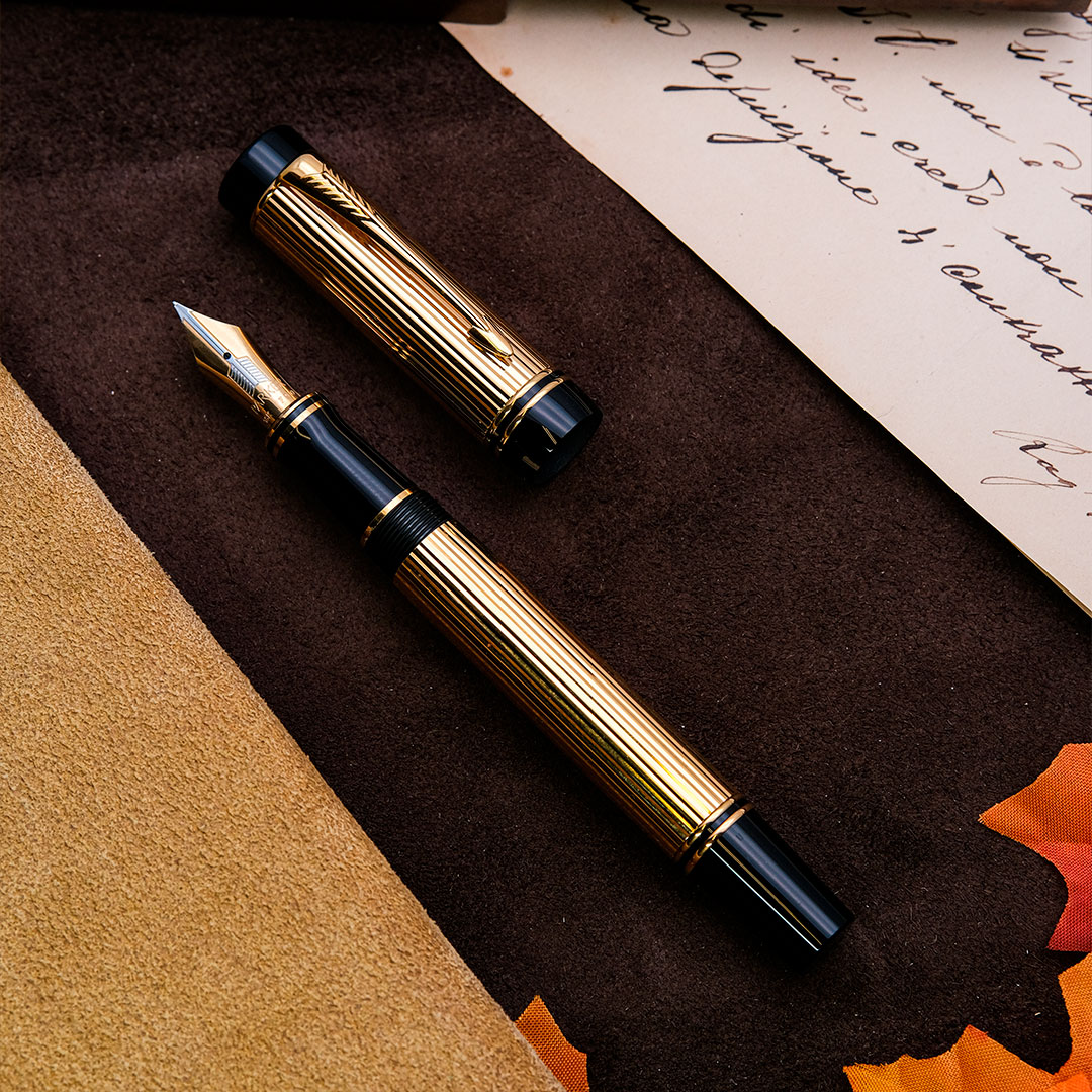 Parker – Duofold Centennial Gold Plated - Collectiblepens