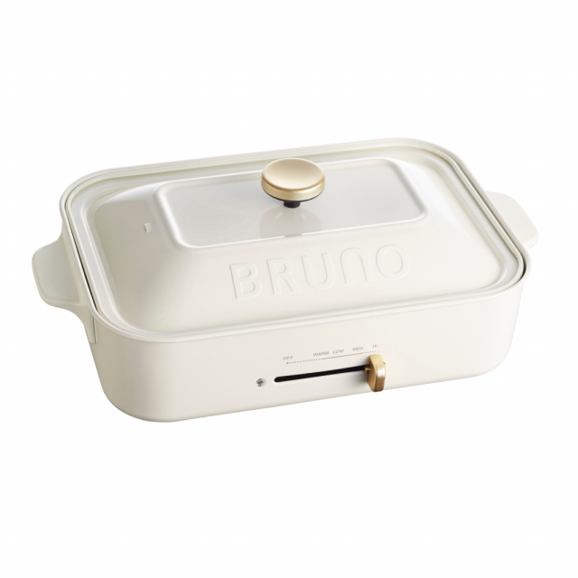 BRUNO(ブルーノ)コンパクトホットプレート ホワイト[BOE021-WH