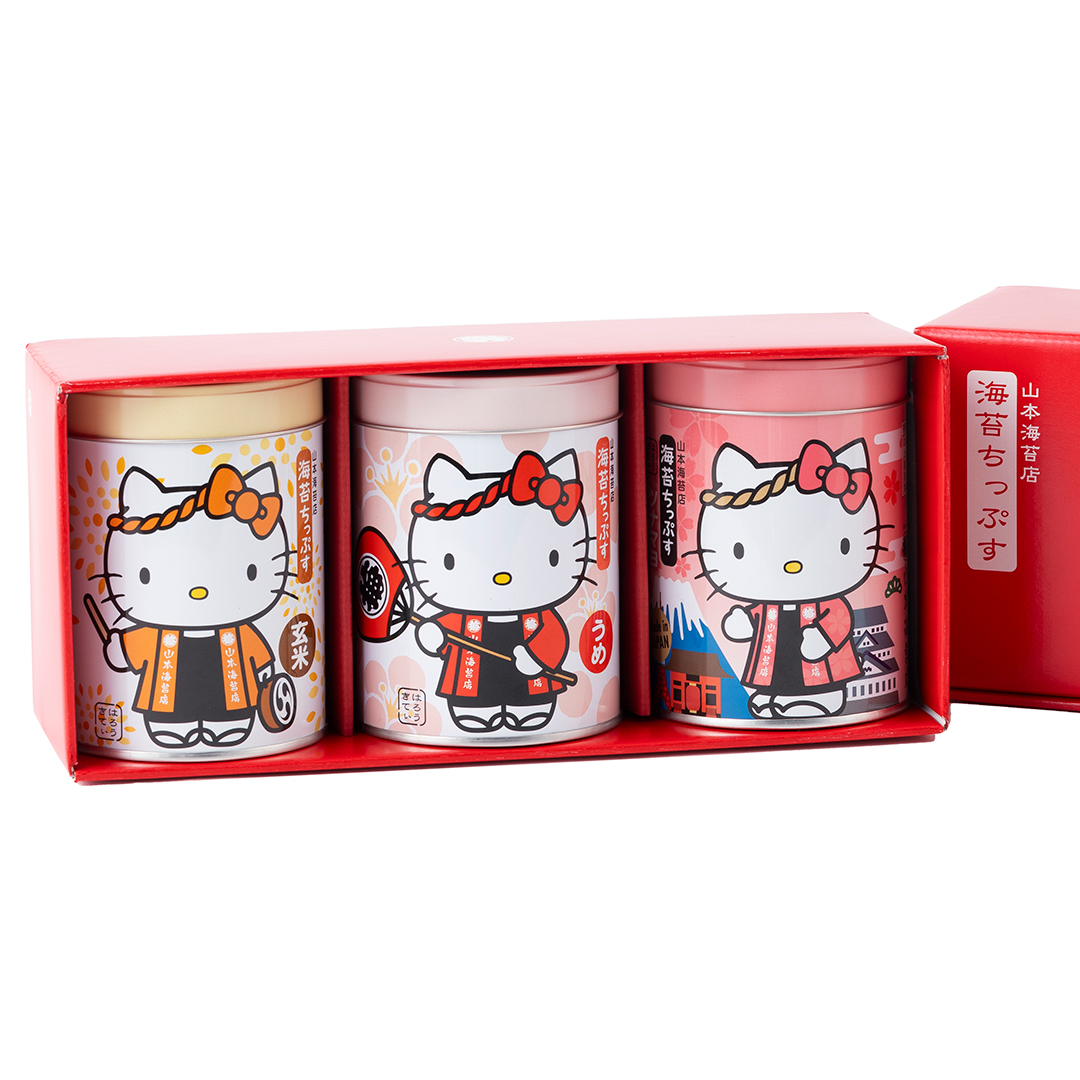 山本海苔店 はろうきてぃ海苔ちっぷす3缶セット(HKT3) [CONCENT]コンセント
