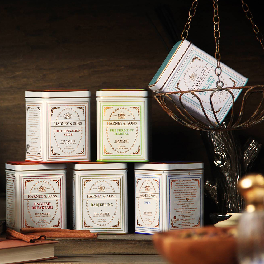 HARNEY & SONS パリ シナモン ミント イエロー 4缶セット ニューヨーク