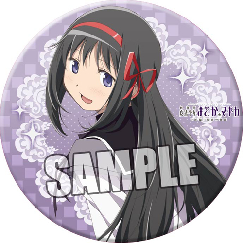 d？魔法少女まどか☆マギカ？ 悪魔ほむら MADOGATARI展 缶バッジ