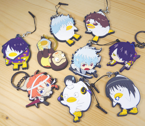 銀魂のエリザベス縫いぐるみとバッチのセット 銀魂のエリザベス