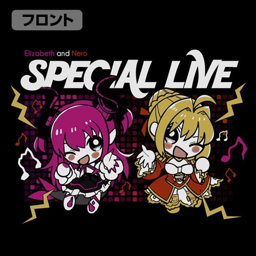 ネロとエリザベートのスペシャルライブ Tシャツ [Fate/EXTELLA LINK