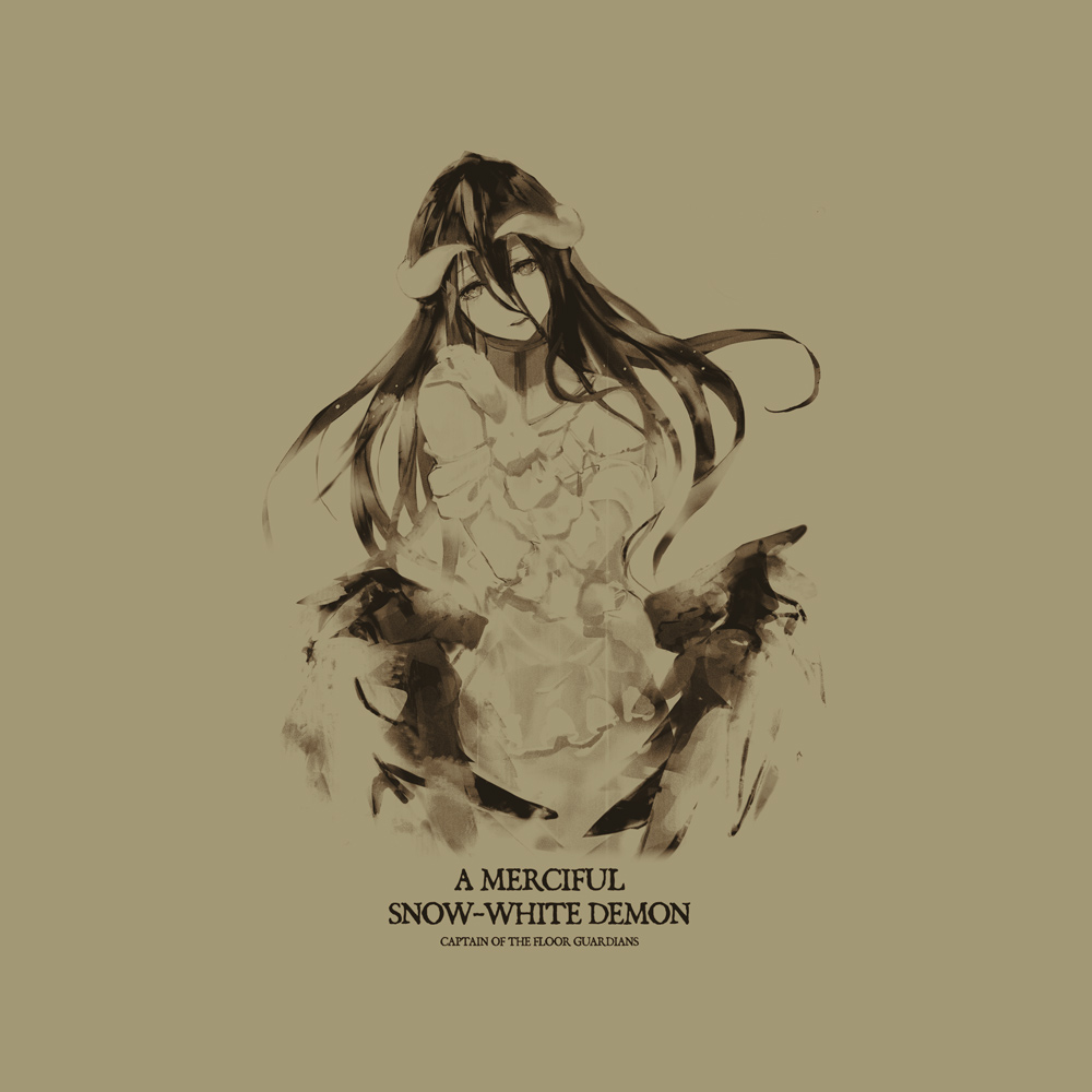 アルベド Tシャツ 慈悲深き純白の悪魔 Ver. [劇場版「オーバーロード