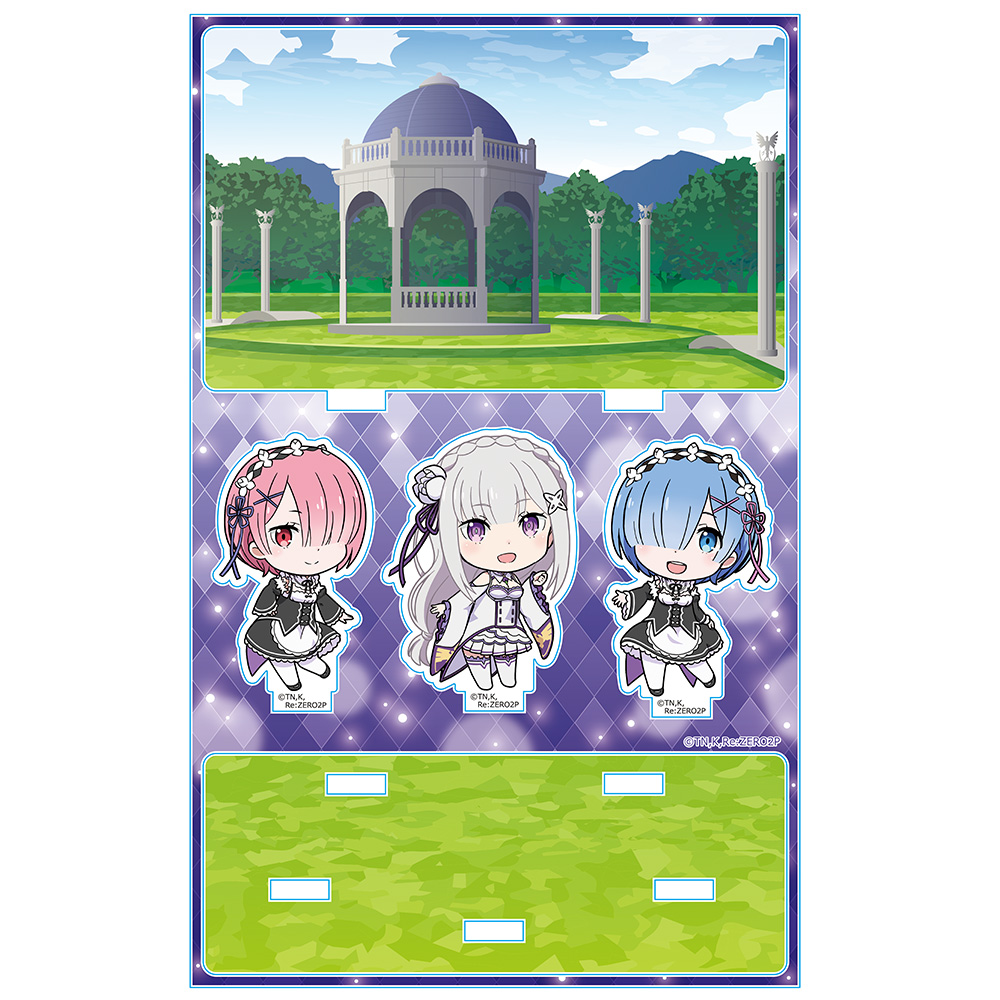 Re:ゼロ アクリルジオラマA[エミリア＆レム＆ラム] [Re:ゼロから始める