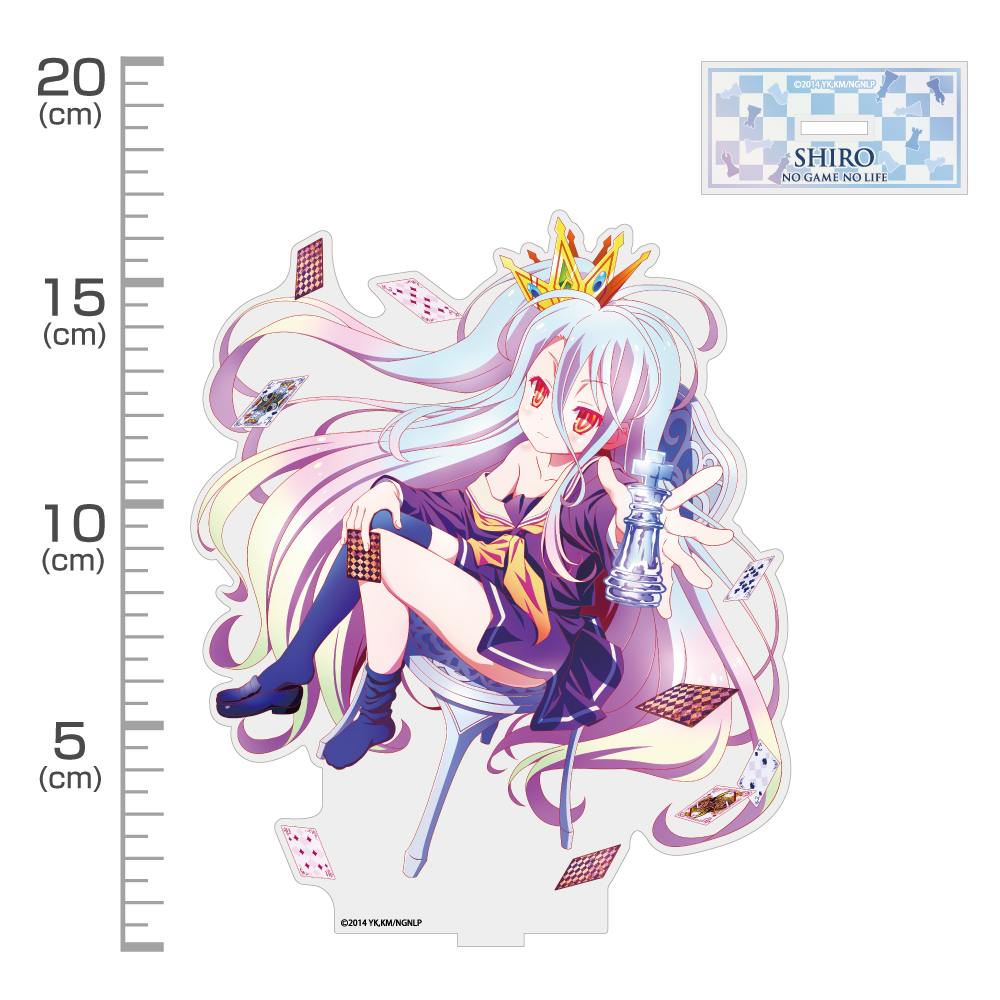 描き下ろし「白」アクリルスタンド（大）ASCIENTE!Ver. [ノーゲーム