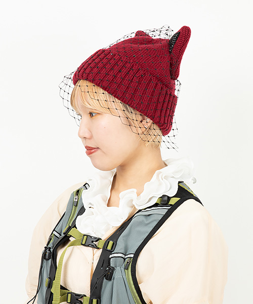 CA4LA WEDNESDAYコラボTULLE KNITチュールニット帽 CA4LA カシラ