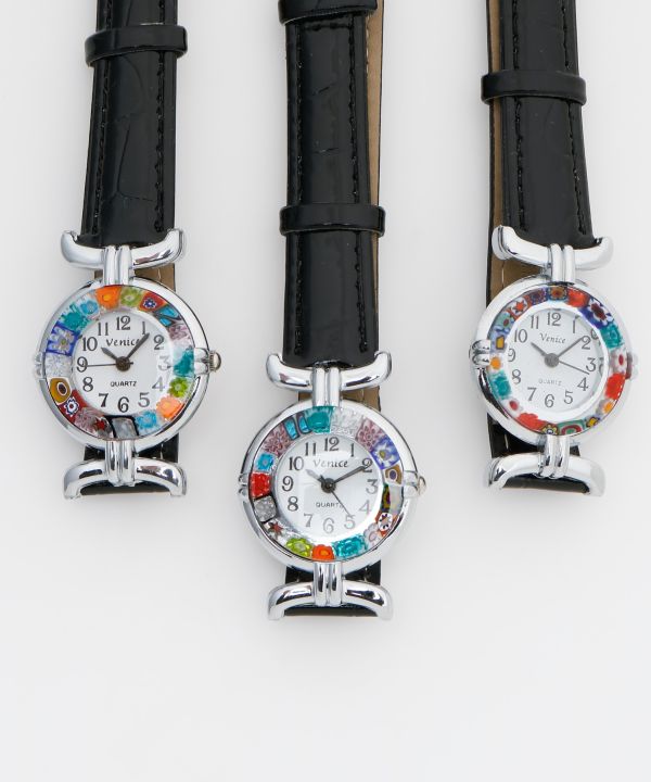 ベネチアングラス Seguso製ホワイトレース柄 ヴィンテージ品 未使用品