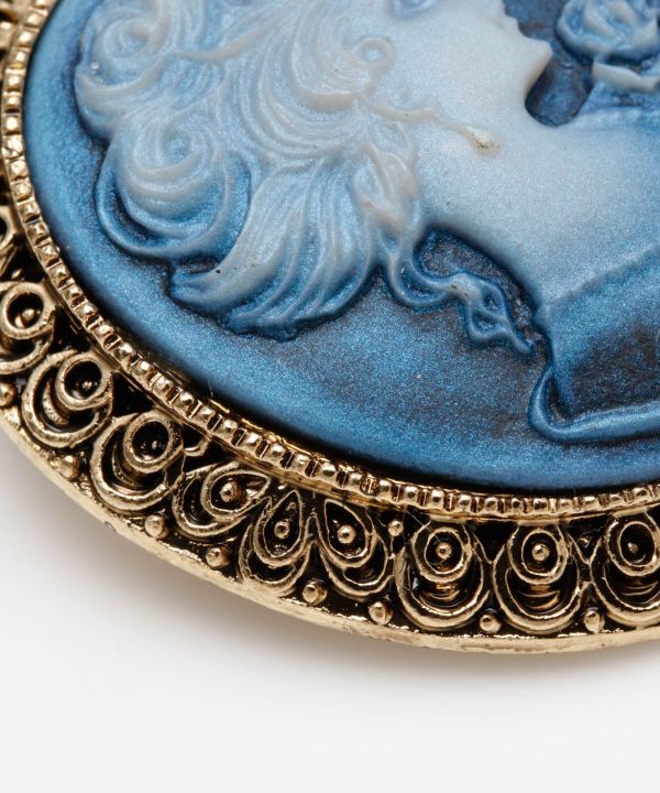 アンティークカメオブローチ(GRAY): 『欧州航路』