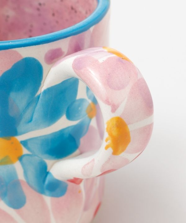 Fromスペイン】マグカップ（ARTESANIA LEON -レオン-）(FLOWER