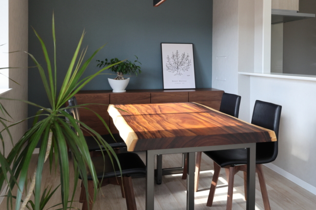 一枚板 切り株 ナチュラルウッド 特大43cm 樹齢約80年 ハンドメイドC 一枚