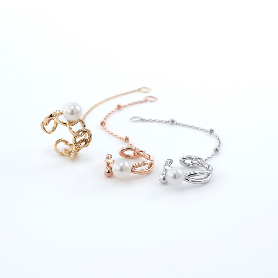 Litchi・Jasmine イヤーカフ - ASIAN TEA | 婚約指輪・結婚指輪の