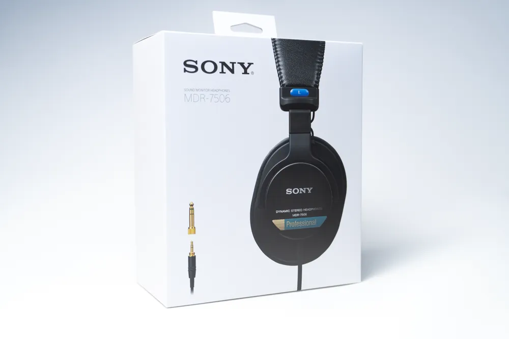 実機レビュー＞プロフェッショナルヘッドホン「MDR-7506」。「MDR