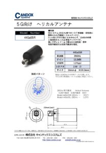 ヘリカルアンテナ（28GHz) - 株式会社キャンドックスシステムズ