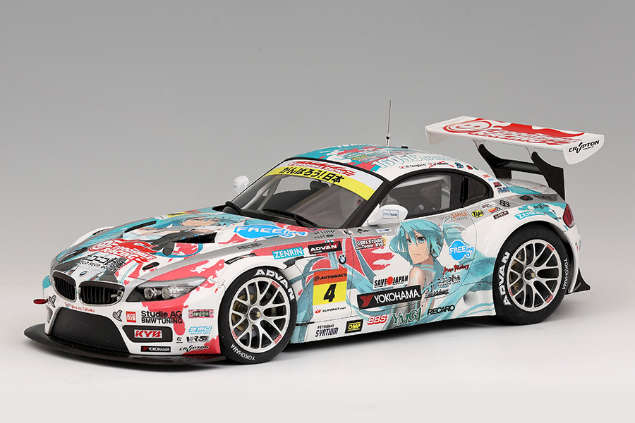 初音ミク BMW Z4 GT3 プラモデル 魅惑のモデルカーの世界】アート