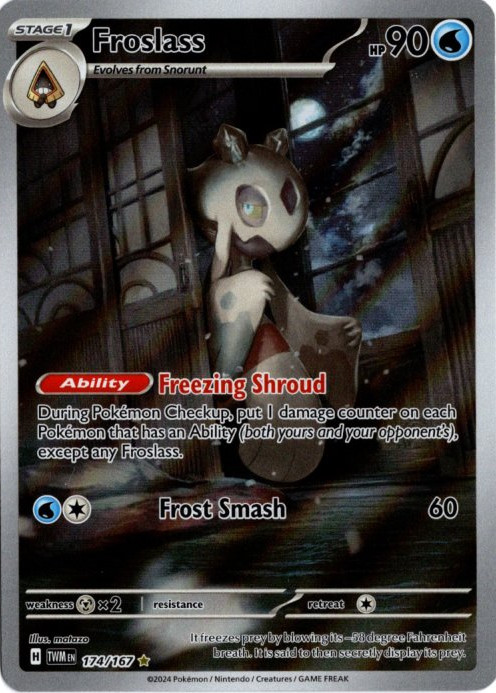 ユキメノコ AR 海外版 英語版 Froslass - 174/167 -【Card Chicken】