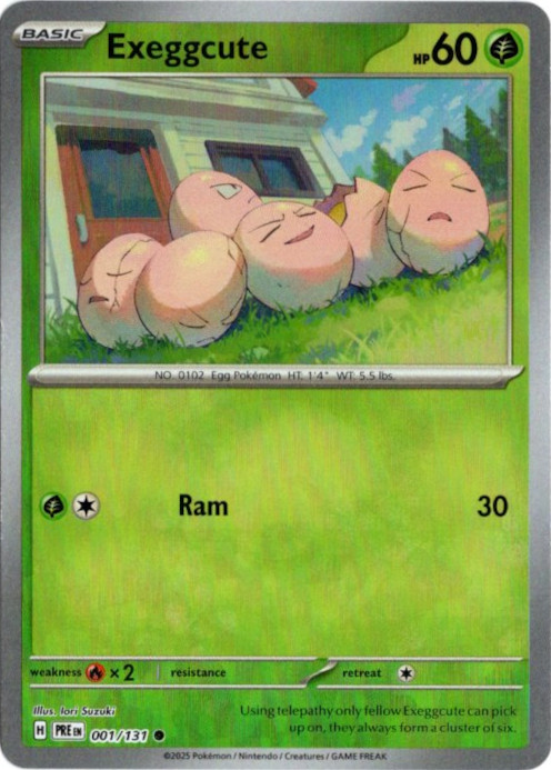 タマタマ 海外版 英語版 モンスターボールミラー Exeggcute - 001/131