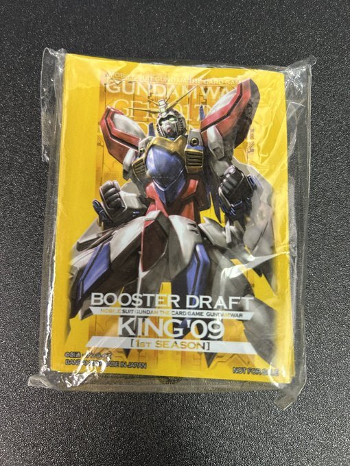 ガンダムウォー ゴッドガンダム スリーブ 未開封 60枚 ガンダムウォー