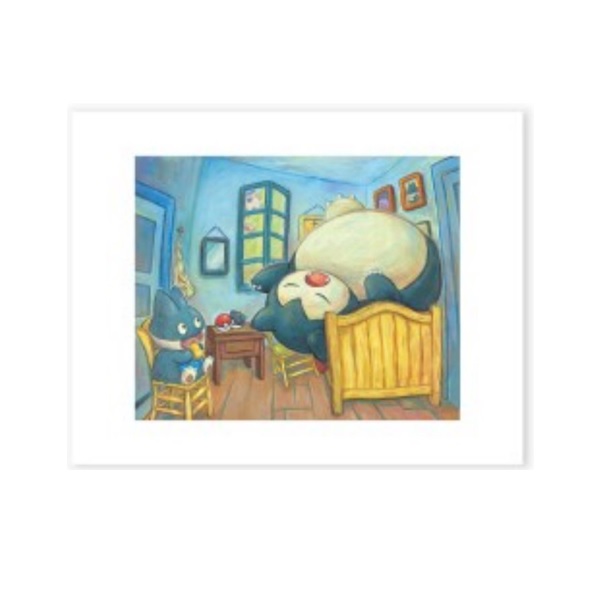 証明書付】カビゴン/ゴンベ/ミュウ キャンバスアート 証明書付