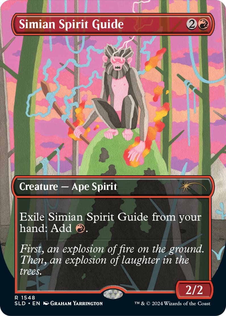 猿人の指導霊 Simian Spirit Guide 英語 Foil4枚セット 猿人の指導霊