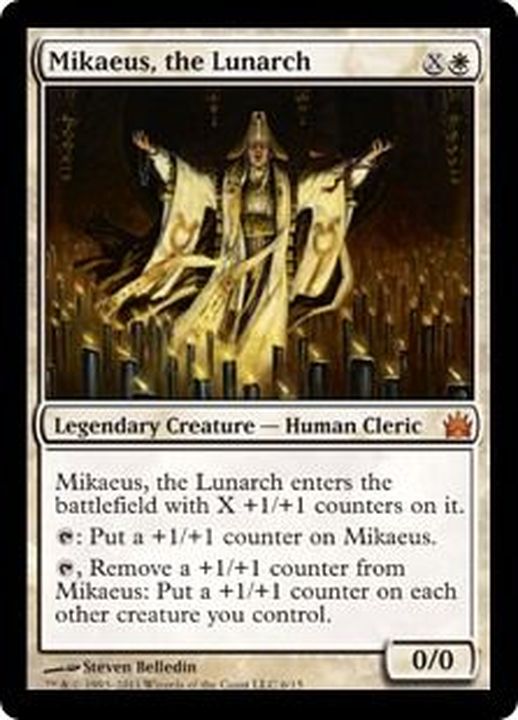 月皇ミケウス/Mikaeus, the Lunarch《英語》【From the Vault: Legends】