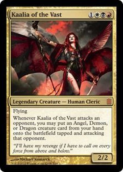 EX+]巨大なるカーリア/Kaalia of the Vast《英語》【Commander's Arsenal】
