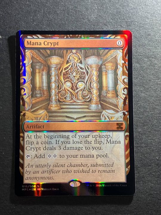 魔力の墓所 英語版 魔力の墓所 Mana Crypt foil 英語版 mtg 魔力の墓所