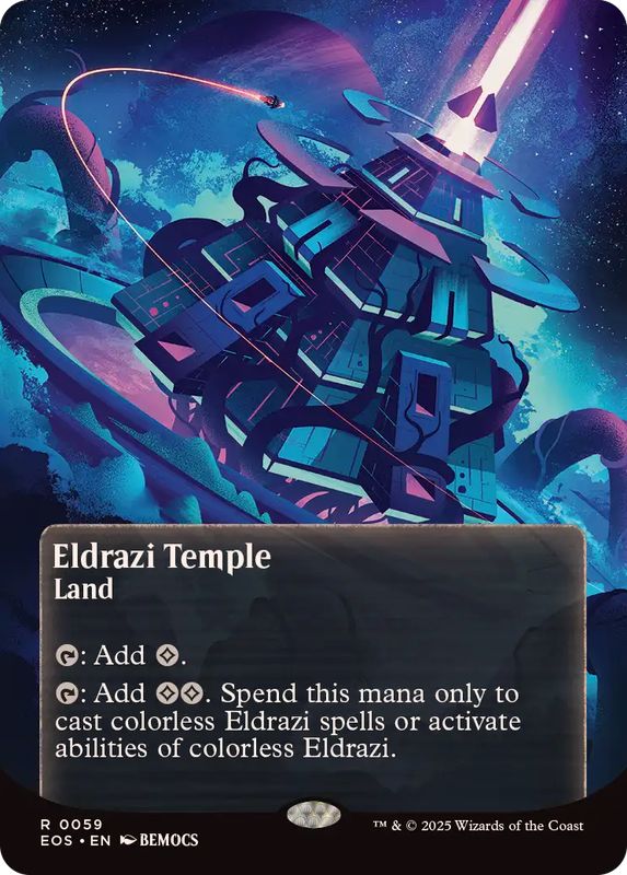 FOIL)(フルアート)(0059)エルドラージの寺院/Eldrazi Temple《英語