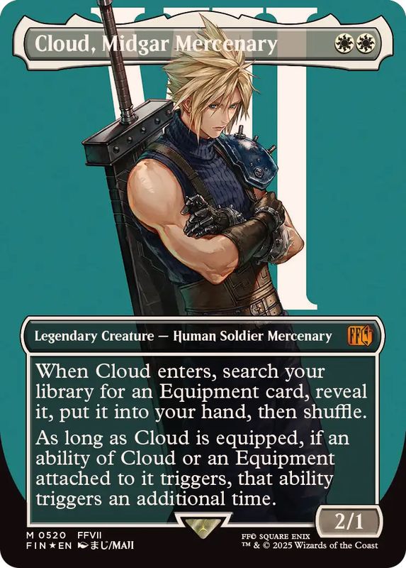 EX+](サージFOIL)ミッドガルの傭兵、クラウド/Cloud, Midgar Mercenary
